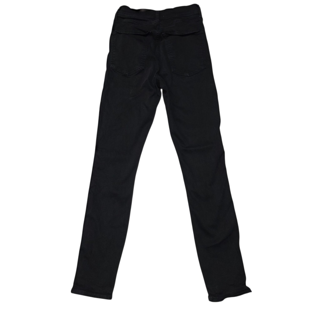 Agolde Sophie High Rise Skinny Jeans Womens 25 Black Denim Stretch A051-799